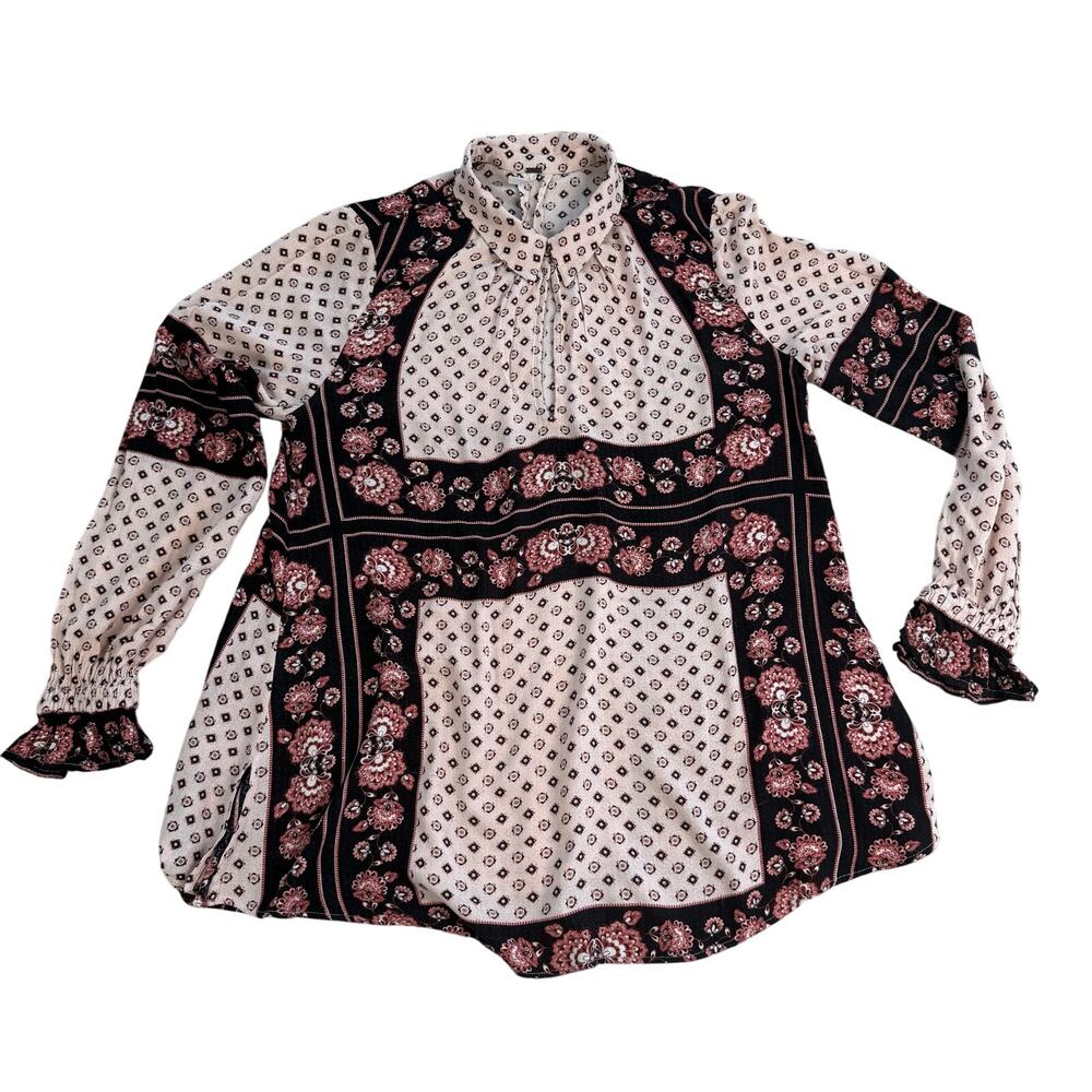 Floral Patterned Women's Top